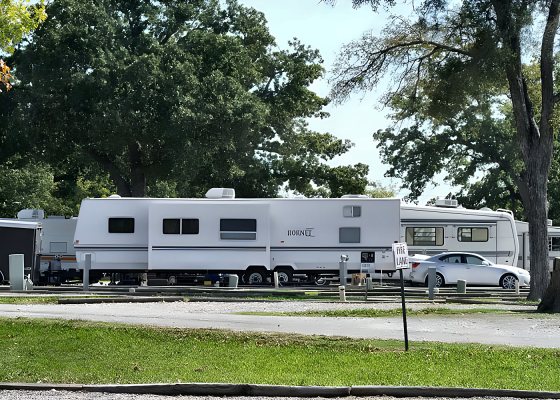 Long-term RV sites at Lazy L RV Park