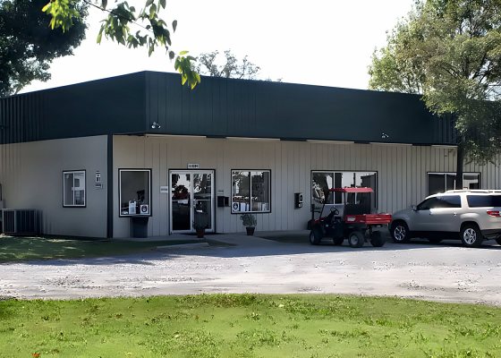 Main building with the office, store and laundry