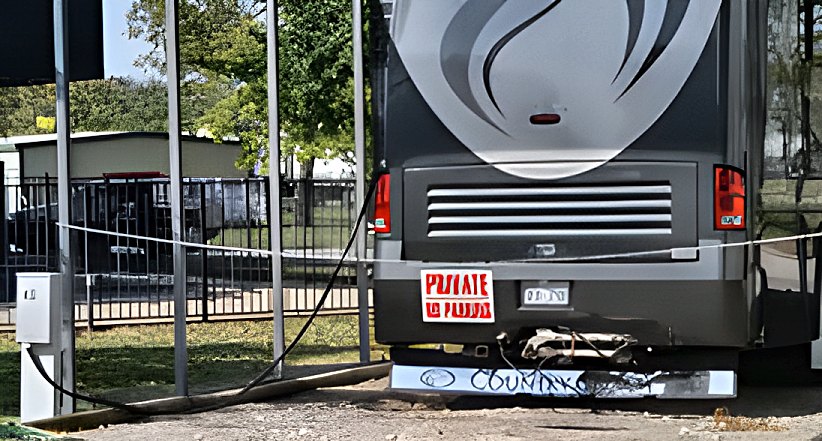 Motorhome at Lazy L RV Park